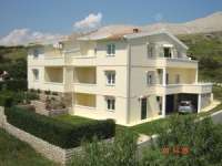 Apartments Bašaca accommodation 150 m to the beach island Pag Croatia